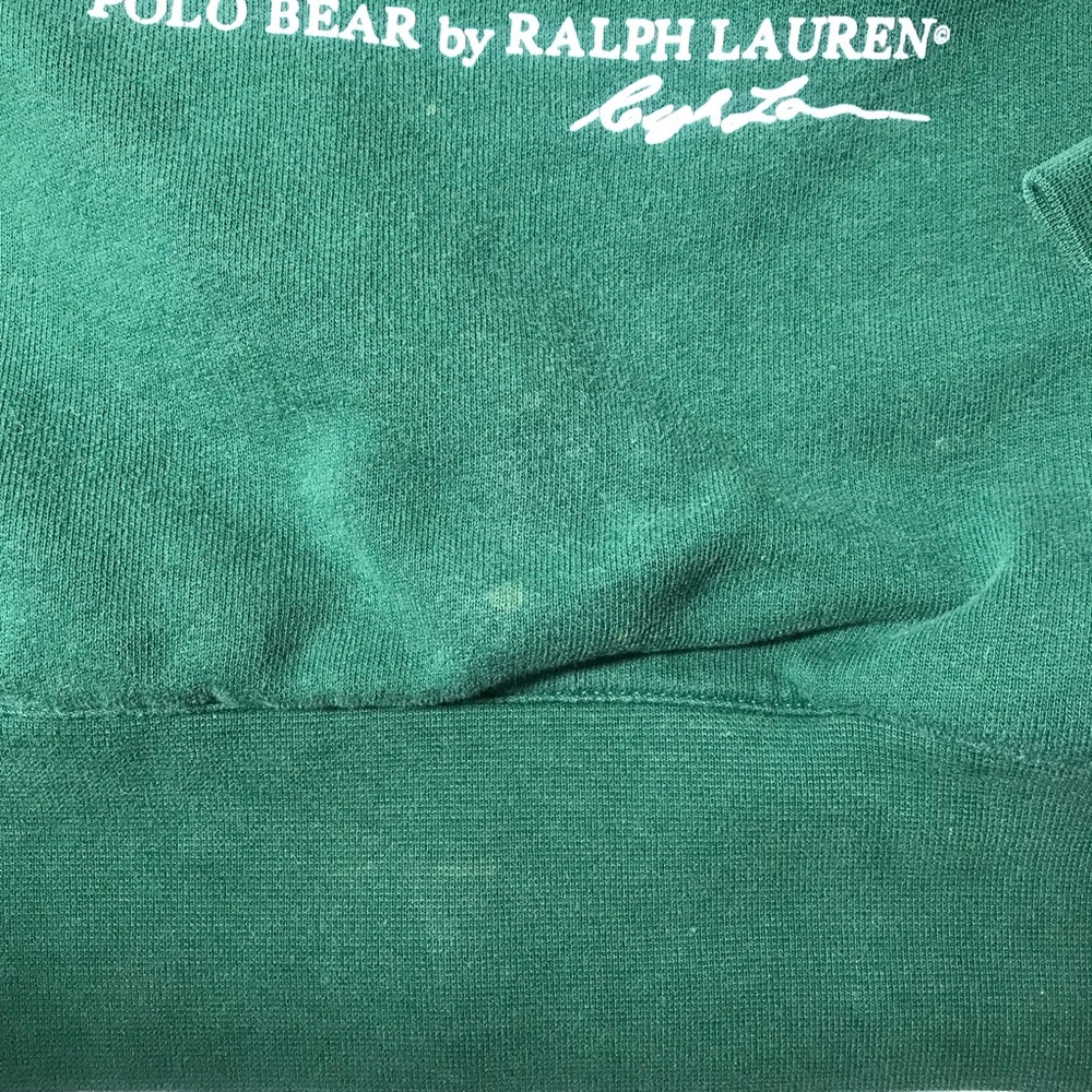 Polo by Ralph Lauren Forest Green Bear Ski Hoodie - Picture 7 of 12